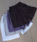 Handmade linen shorts in California