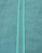 Hight qualiti of meadow green linen dress