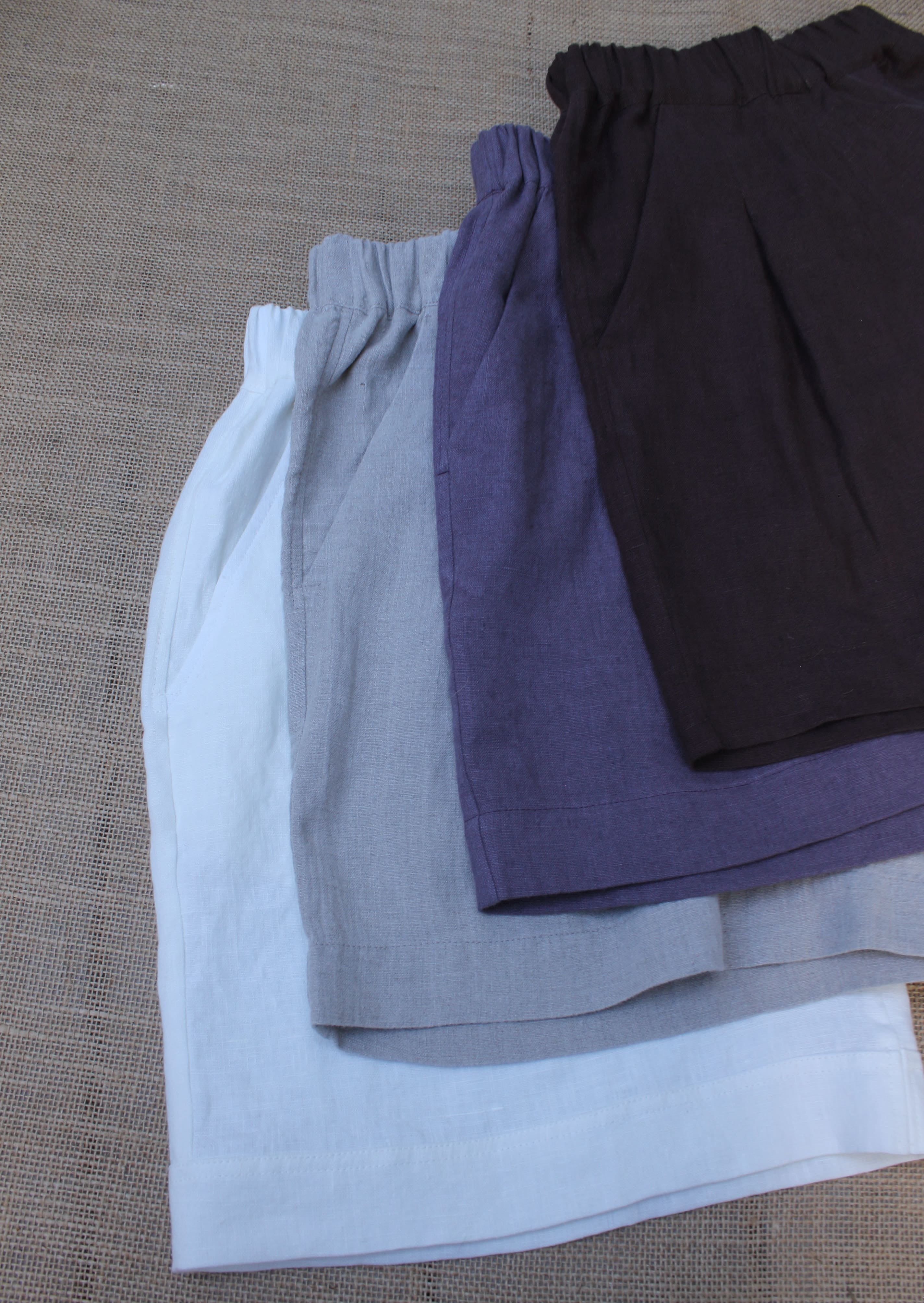 Comfortable linen shorts for summer