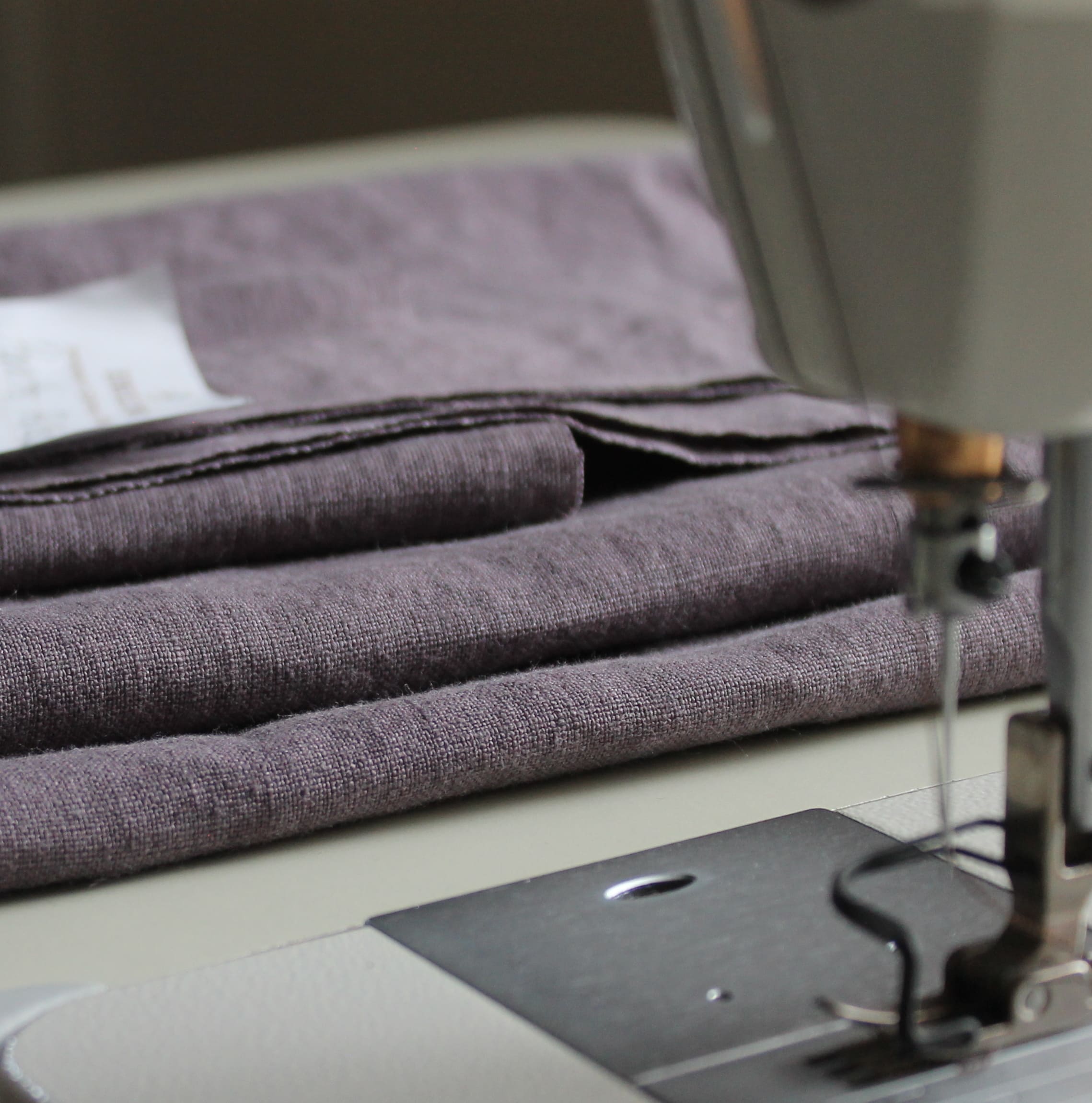 Garment cutting on a sewing machine